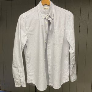 Taylor Stitch - The Jack in Navy University Stripe Everyday Oxford